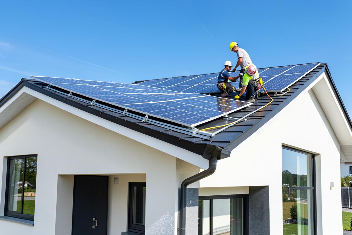Instalação de módulos fotovoltaicos pela Velox Solar